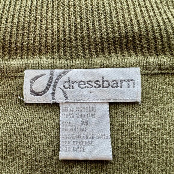 DRESS BARN Green Knit Turtleneck Tank Top - Picture 4 of 4